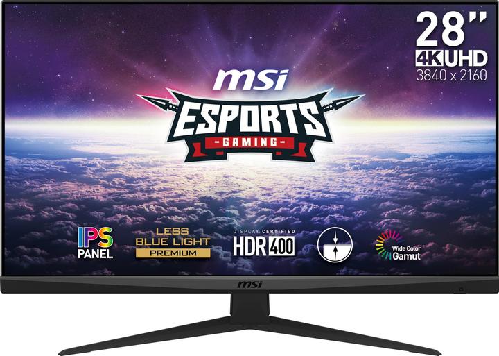 Image du produit MSI Optix G281UVDE (3840 x 2160 pixels, 28")