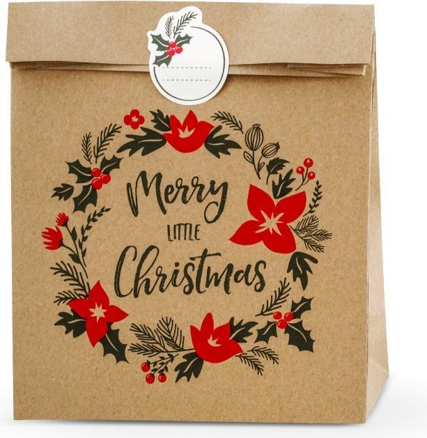 Immagine prodotto Partydeco Sacchetti di caramelle - Buon Natale (Borsa da regalo, 3 x)