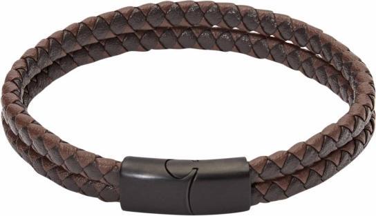 HCA Armband,VIRO,Leder doppelt,braun.607148 (20.50 cm, Leder)