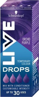 Productafbeelding Schwarzkopf Live Drops Wasbare Haarverf Orchidee Paars 30ml (Orchidee Paars)
