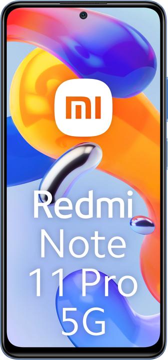 Actual product image Xiaomi Redmi Note 11 Pro 5G (128 GB, Atlantic blue, 6.67", Hybrid Dual SIM, 108 Mpx, 5G)