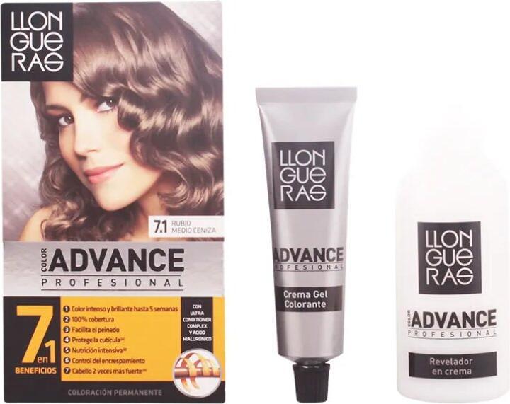 Image du produit Llongueras COLOR ADVANCE #7,1-rubio ceniza (7.1)