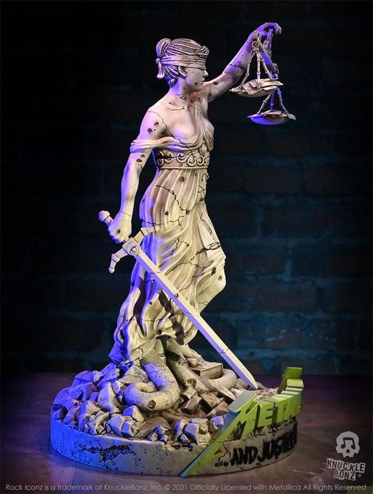 Actual product image Knucklebonz Rock Iconz on Tour: Metallica - Lady Justice Statue