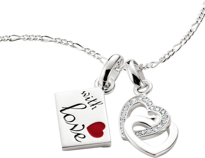 Immagine prodotto Thomas Sabo Charm-Anhänger verschlungene Herzen Connect Silber (Argento)