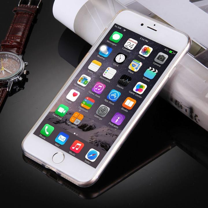 Actual product image König Design Mobile Case for Apple iPhone 7 Plus Ultra Thin Bumper Protective Case Transparent (Apple iPhone 7 Plus)