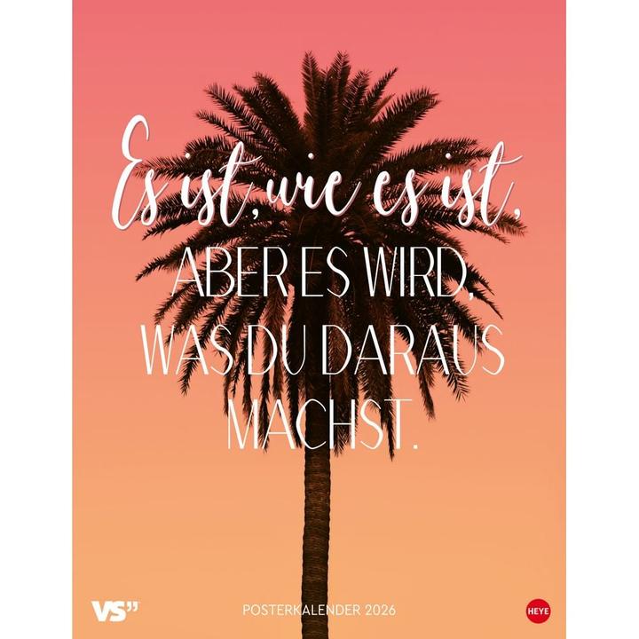 Produktbild Visual Statements Posterkalender 2026 (34 x 44 cm, Harter Einband, Deutsch)