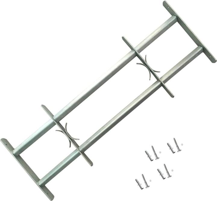 Produktbild Diverse Hardware Fenstergitter Verstellbar mit 2 Querstäben 500-650 mm
