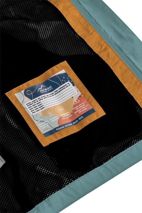 Produktbild Normani Kinder Regenjacke „Sointula“ Blau/Coyote (98, 102, 104)