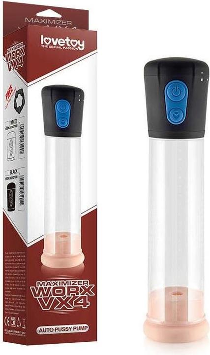 Actual product image Lovetoy Automatic Penis Pump Maximizer Worx VX4 Vagina