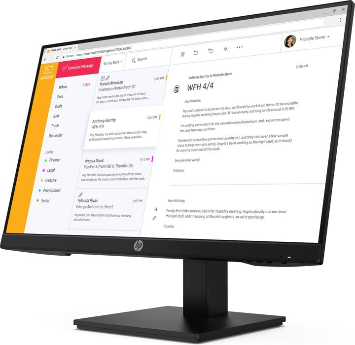 Actual product image HP P24h G4 (1920 x 1080 pixels, 23.80")