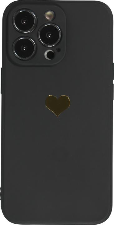 Actual product image PhoneLook Coque Silicone Mat Coeur doré (Apple iPhone 16 Pro Max)