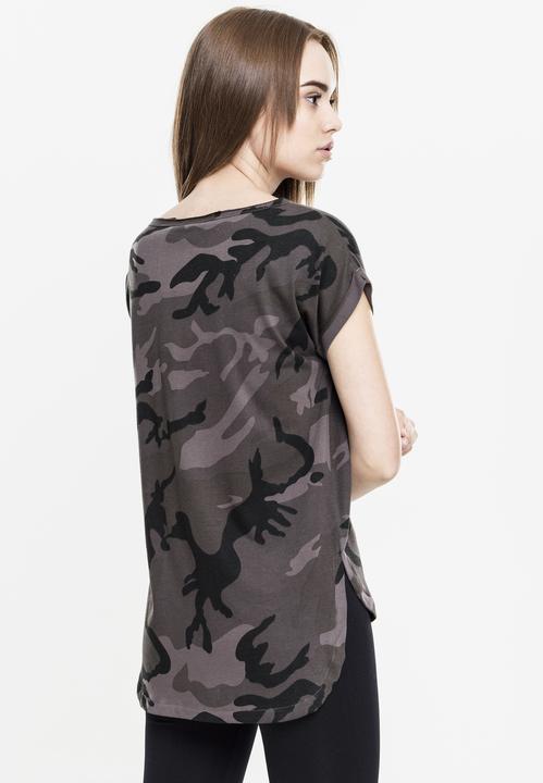 Image du produit Urban Classics Ladies Camo Back Shaped Tee (XL)