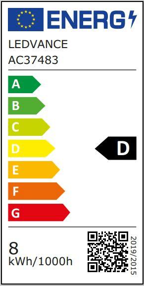 Energie-Label Osram Superstar Classic A75 (E27, 7.80 W, 1055 lm, 1 x, D)