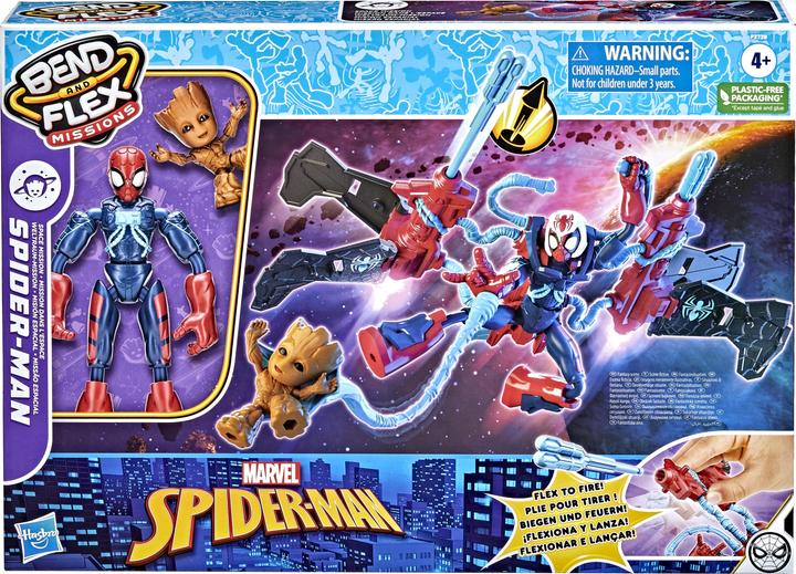 Image du produit Hasbro Bend & Flex Spiderman Space Mission Jet
