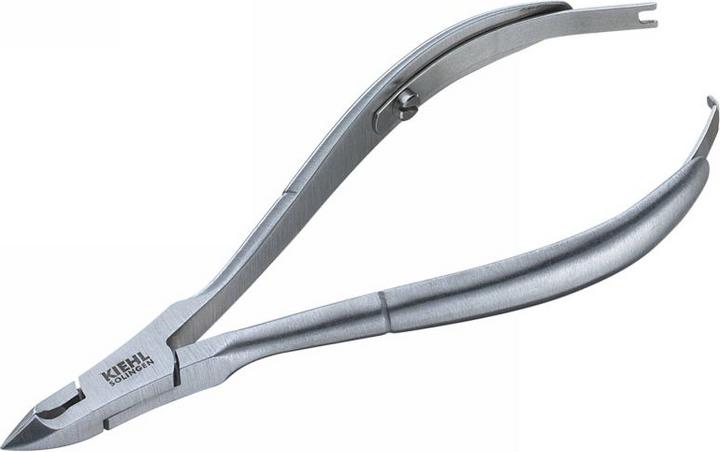 Kiehl Nagelzange heavy duty Pedicurenipper silber 14.5cm, gerade Schneide