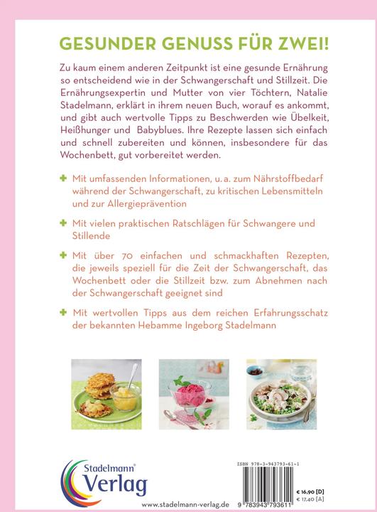 Image du produit Ernährung in Schwangerschaft & Stillzeit (Allemand, Natalie Stadelmann, 2022)