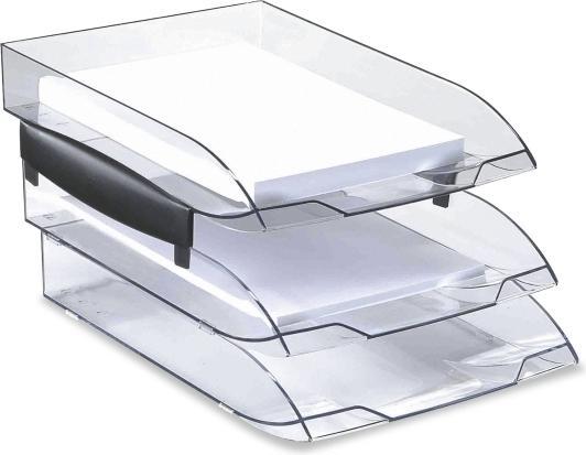 Image du produit Cep 2 entretoises pour bac à courrier Ice Black noir (courrier)