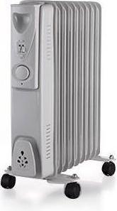 Ravanson OH-13 Electric Space Heater Oil Fan Heater Indoor 2500 W (2500 W)