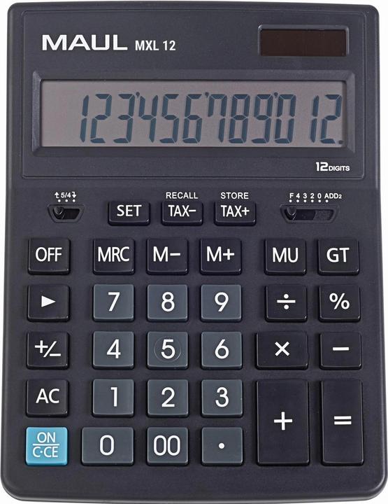 Actual product image Maul Calculator MXL12 Black (Solar cells)