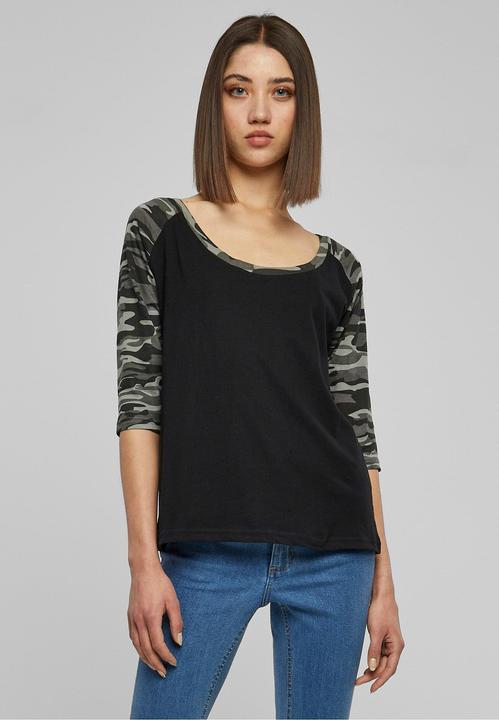 Immagine prodotto Urban Classics Tee Raglan 3/4 da donna a contrasto (XS)