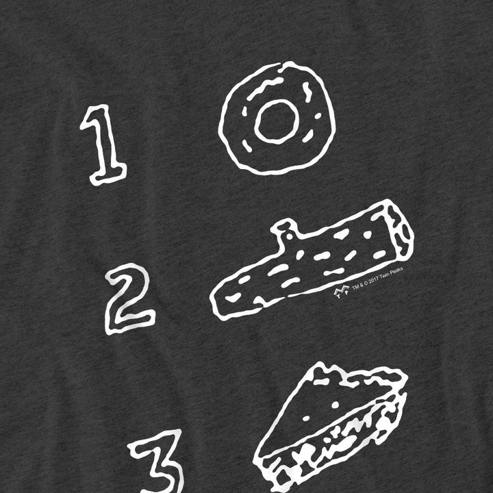 Produktbild Twin Peaks Pie Log Donut TShirt (M)