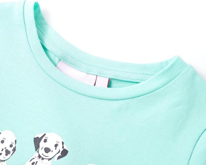 Immagine prodotto VidaXL Maglietta per bambini Verde menta chiaro 128,Materiale: 95 (128)