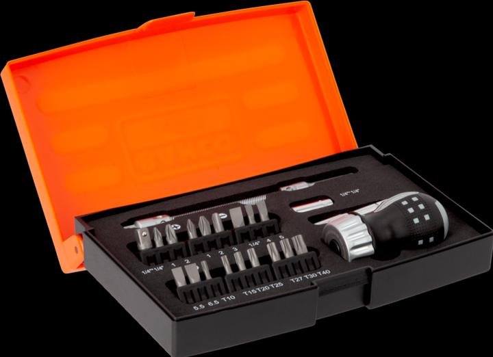 Actual product image Bahco 22pcs Stubby Ratcheting Set