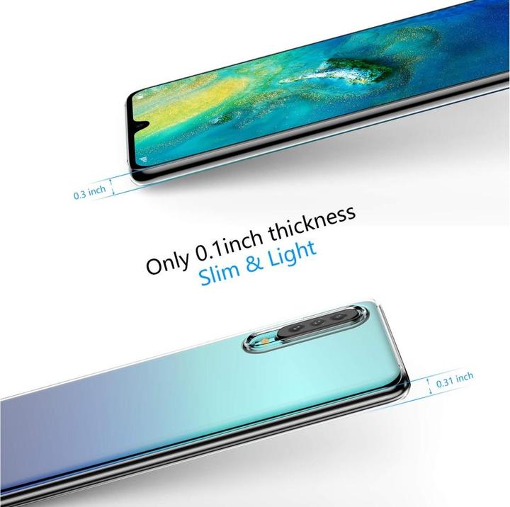 Actual product image Screenguard Huawei P30 Flexible TPU Clear Case (Huawei P30)