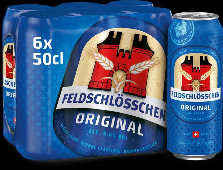 Actual product image Feldschlösschen Original (6 x 50 cl)