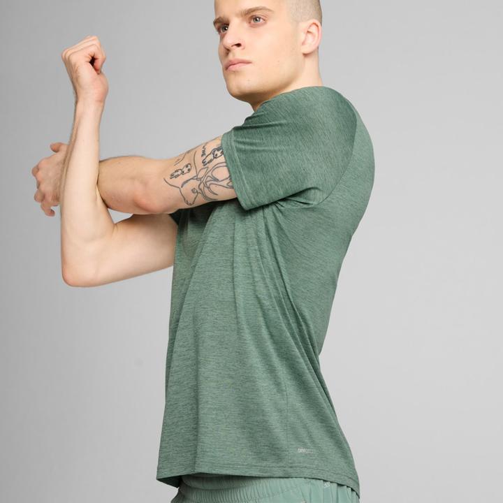 Actual product image Puma M TAD ESSENTIALS HEATHER CAT Tee (CF small cat) (L)