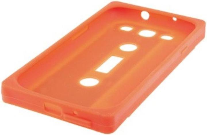 Produktbild König Design Silikon Hülle Kassette für Handy Samsung I9300 Galaxy S3 Orange (Samsung Galaxy S3 Neo, Samsung Galaxy S3)
