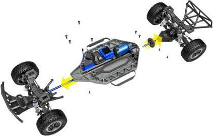 Produktbild Traxxas Slash 4x4 VXL Clipless ohne Akku und Ladegerät (RTR Ready-to-Run)