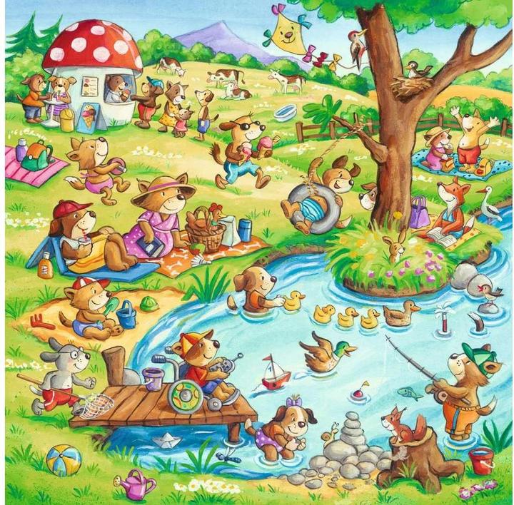 Actual product image Ravensburger Holidays in the countryside (49 pieces)