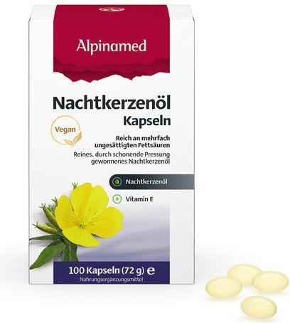 Actual product image Alpinamed Evening primrose oil (100 Piece, Capsules, 112 g)