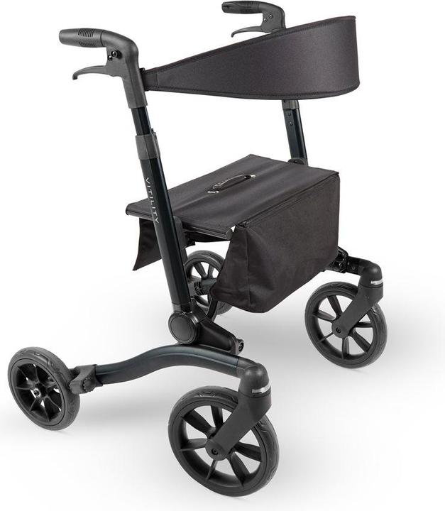 Vitility Rollator black 86-91cm, Breite 68cm, 9.3kg