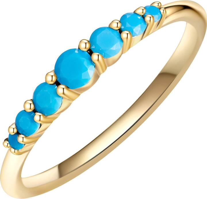 Immagine prodotto Glanzstücke München Donna Argento Sterling Turchese (rec.) Oro Giallo - 28693 (54, 925 Argento)