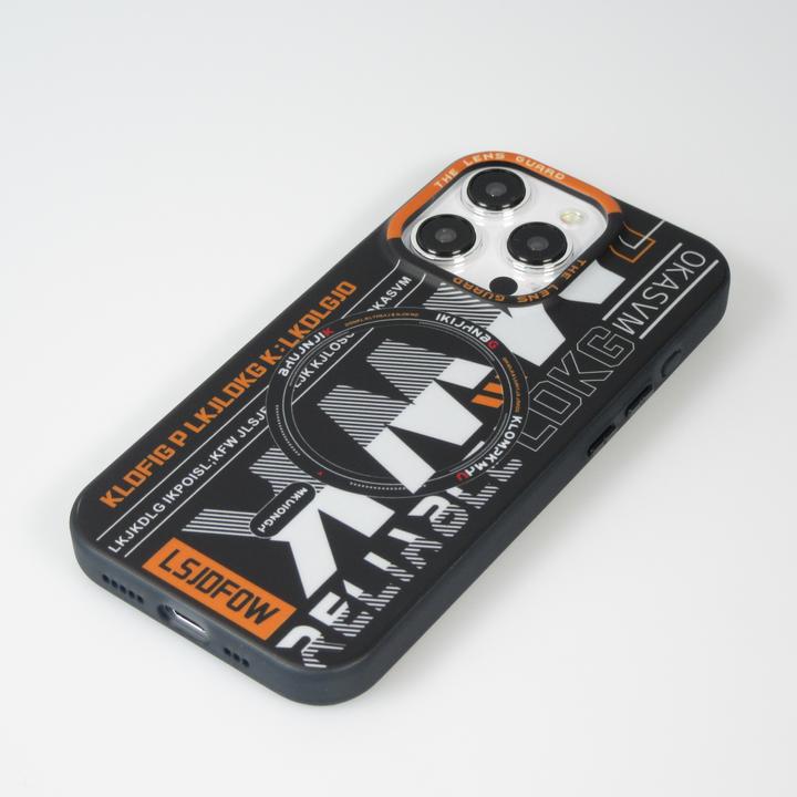 Actual product image PhoneLook Case MWK Cyber Grid silicone with MagSafe (Apple iPhone 15 Pro Max)