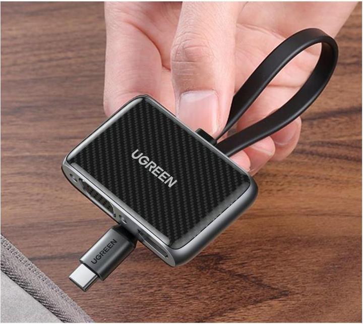 Produktbild Ugreen USB-C zu HDMI + VGA Adapter (USB Typ-C, 6 cm)