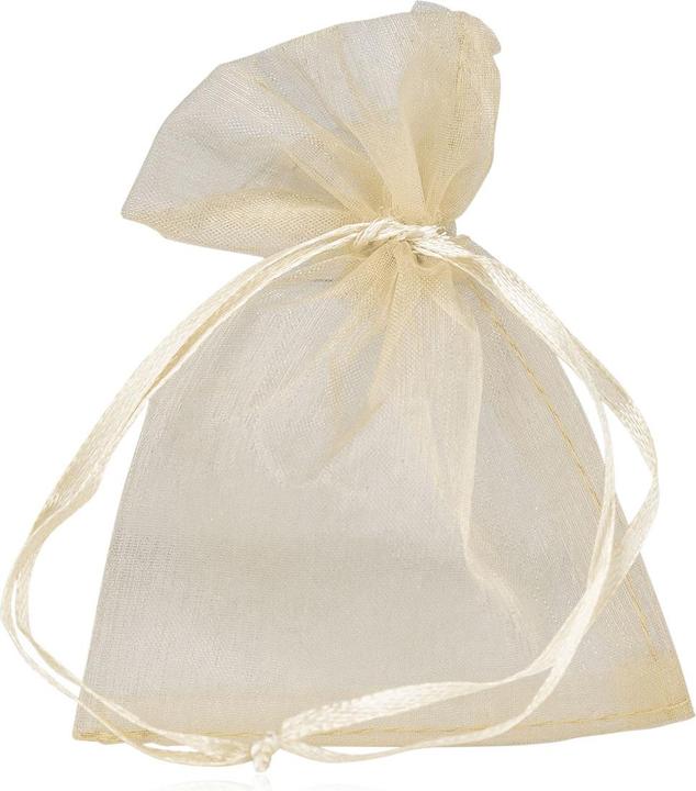Image du produit Accentra Sachet d'organza crème petit (Coffret cadeau, 10 x)
