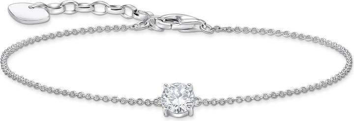 Immagine prodotto Thomas Sabo Bracciale con ciondolo bianco (19 cm, Argento 925)