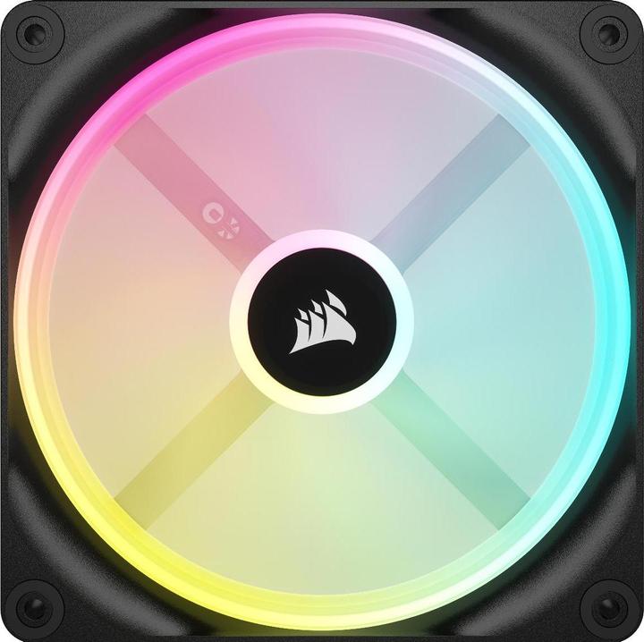 Image du produit Corsair Ventilateur iCUE LINK QX140 RGB 140 mm PWM (noir, kit de démarrage) (140 mm, 2 x)