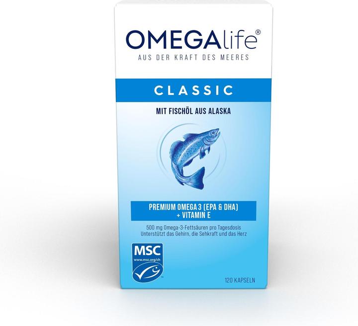 Energy Label Omega-Life Classic (120 Piece, Capsules, 235 g)