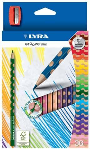 Immagine prodotto FILA Matite scanalate con temperino (L2821360) (Multicolore)