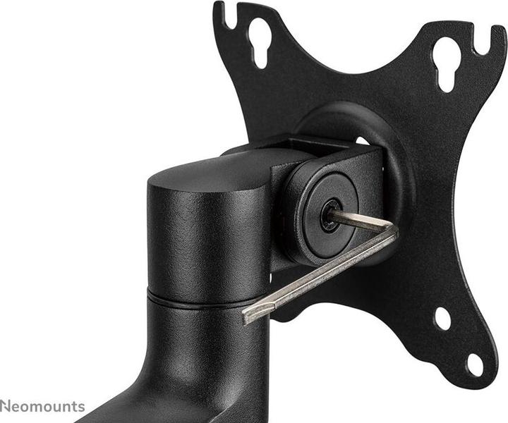 Immagine prodotto Neomounts Supporto da scrivania 100x100 -8kg nero 17-27"/h?v/inclinazione/swivel/clamp (Tavolo, 27")