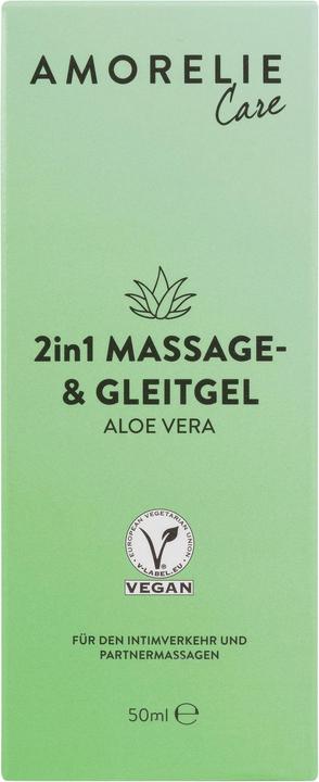 Produktbild Amorelie 2 in 1 Massage und Gleitgel Aloe Vera 50ml (50 ml)
