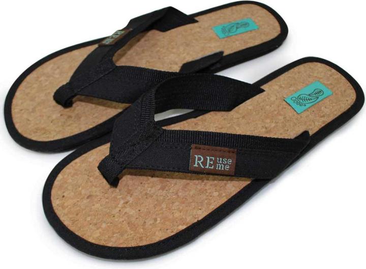Immagine prodotto ReUseMe Flip Flops mit Kork Innensole (40)