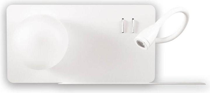Produktbild Ideal lux BOOK G9/LED Wandleuchte 1+1x Weiss warmweiss 174822 (200 lm, G9)