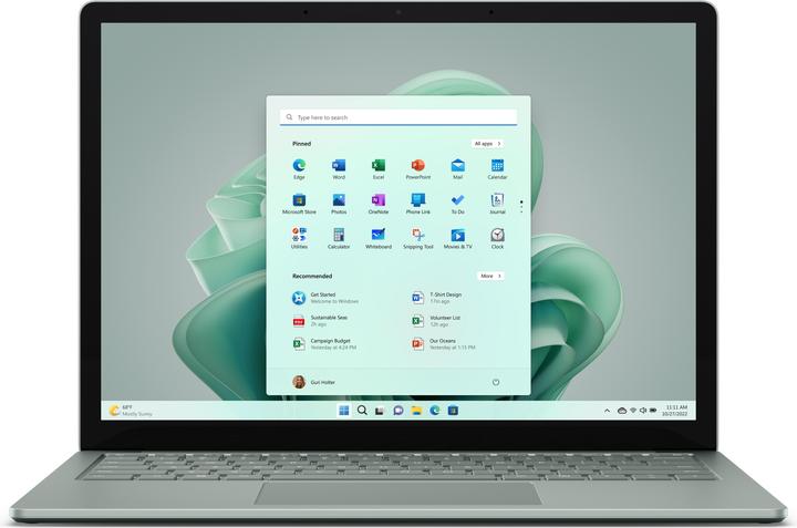 Image du produit Microsoft Surface Laptop 5 (13.50", Intel Core i5-1235U, 8 Go, 512 Go, DE)