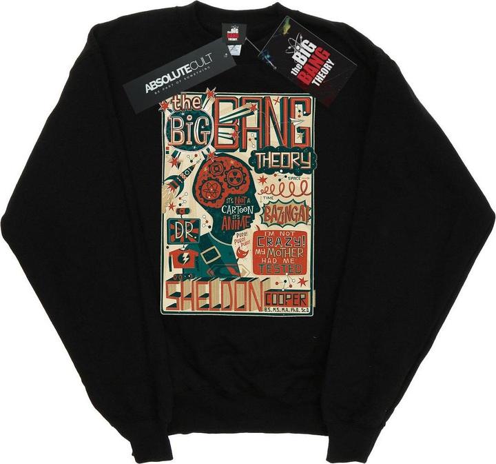 Big Bang Theory Infographic Poster Sweatshirt Mädchen