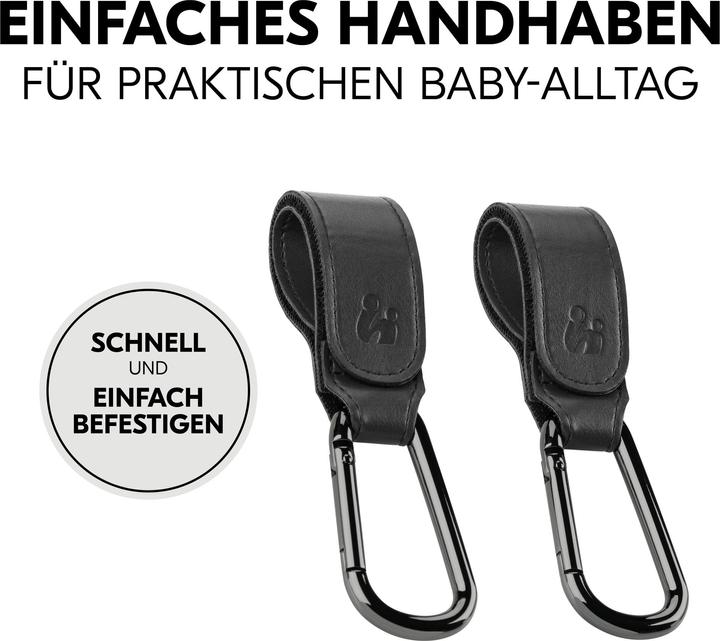 Actual product image Hauck Fixing hooks black 2 pieces
